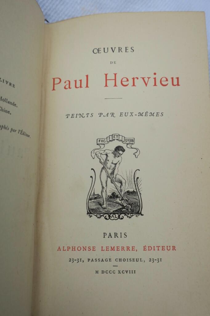 Works by Paul Hervieu, illustrated edition