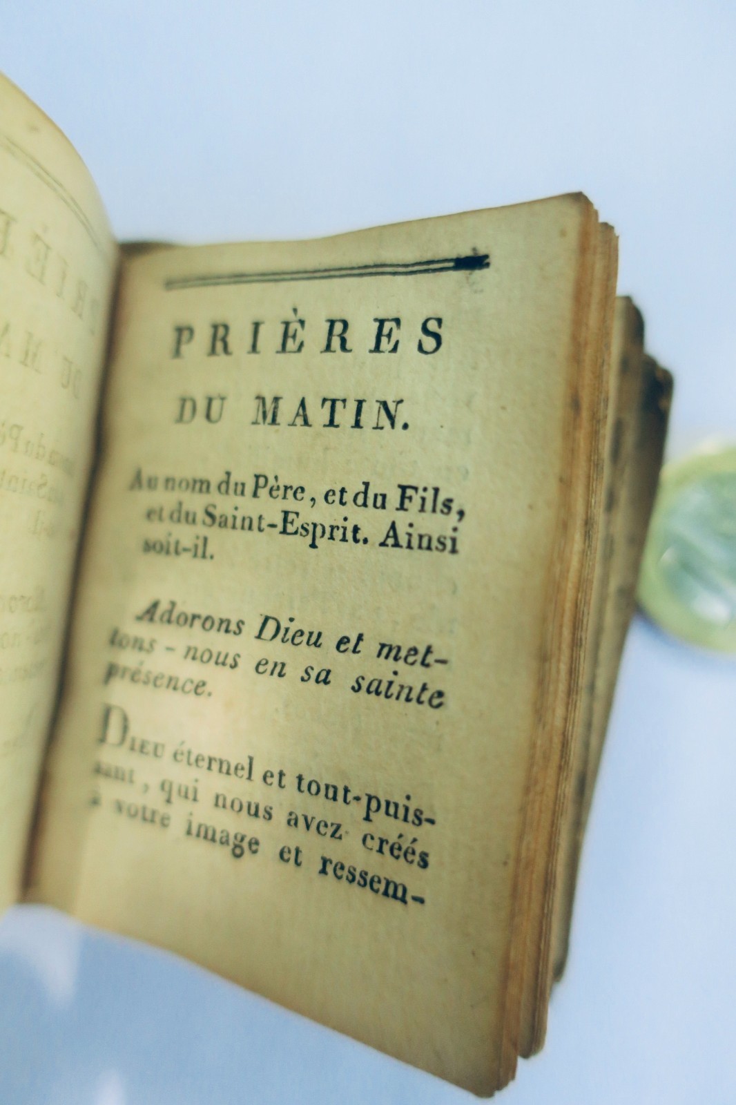 heures mignonnes à l'usage universel 1809 miniature 50 x 65 mm. – Image 7