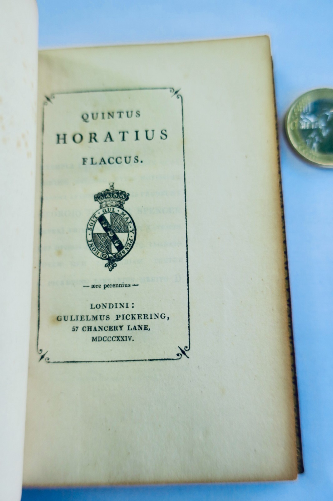 Quintus Horatius Flaccus Horace 1824