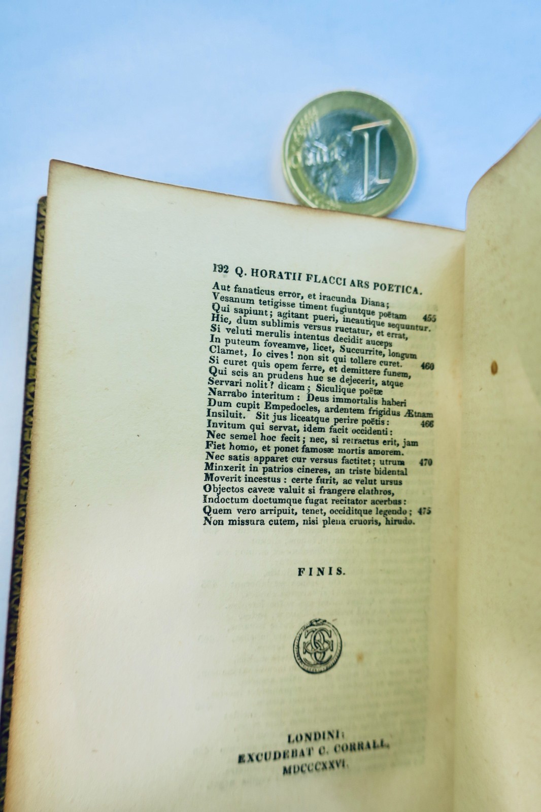 Quintus Horatius Flaccus Horace 1824