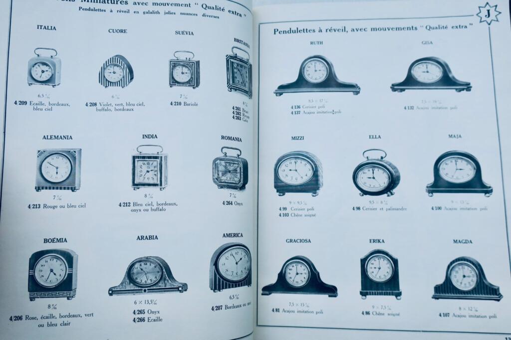 Horlogerie JUNGHANS 1929 General Catalogue