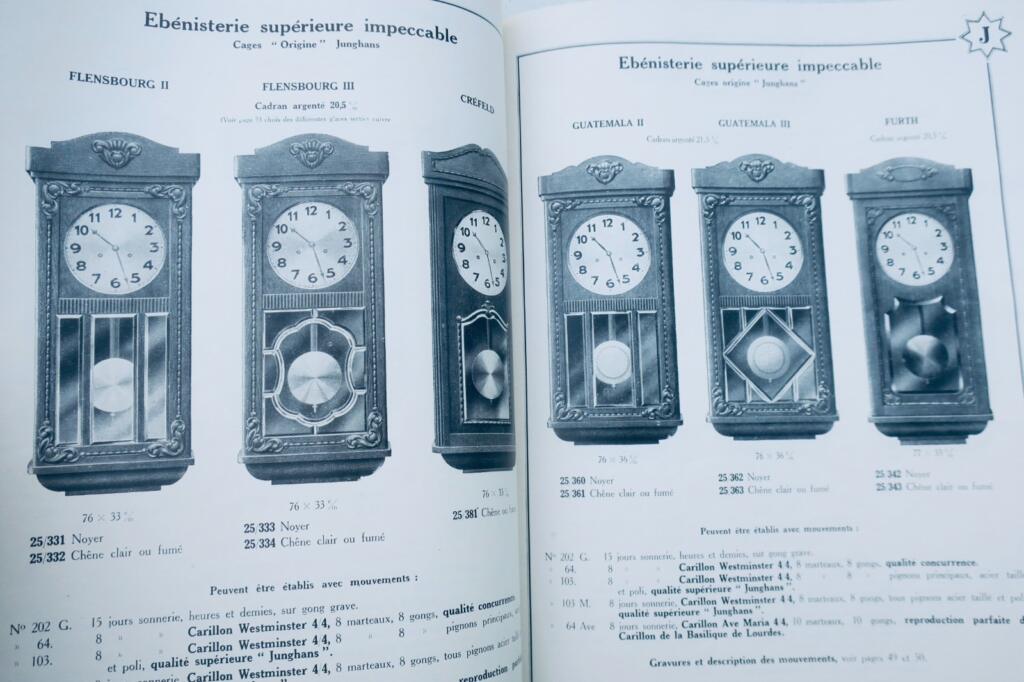 Horlogerie JUNGHANS 1929 General Catalogue