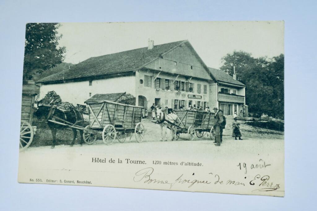 Hôtel de la Tourne 1270 Meter 1904 SCHWEIZ Geschirr
