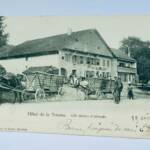 Hôtel de la Tourne 1270 mètres 1904 SUISSE attelage - La Librairie Antique