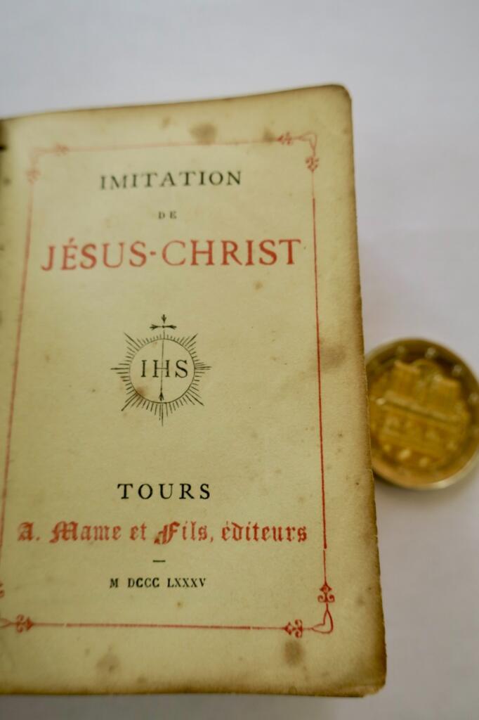 imitation de Jésus-christ 1885 53 x 78 mm. MINUSCULE