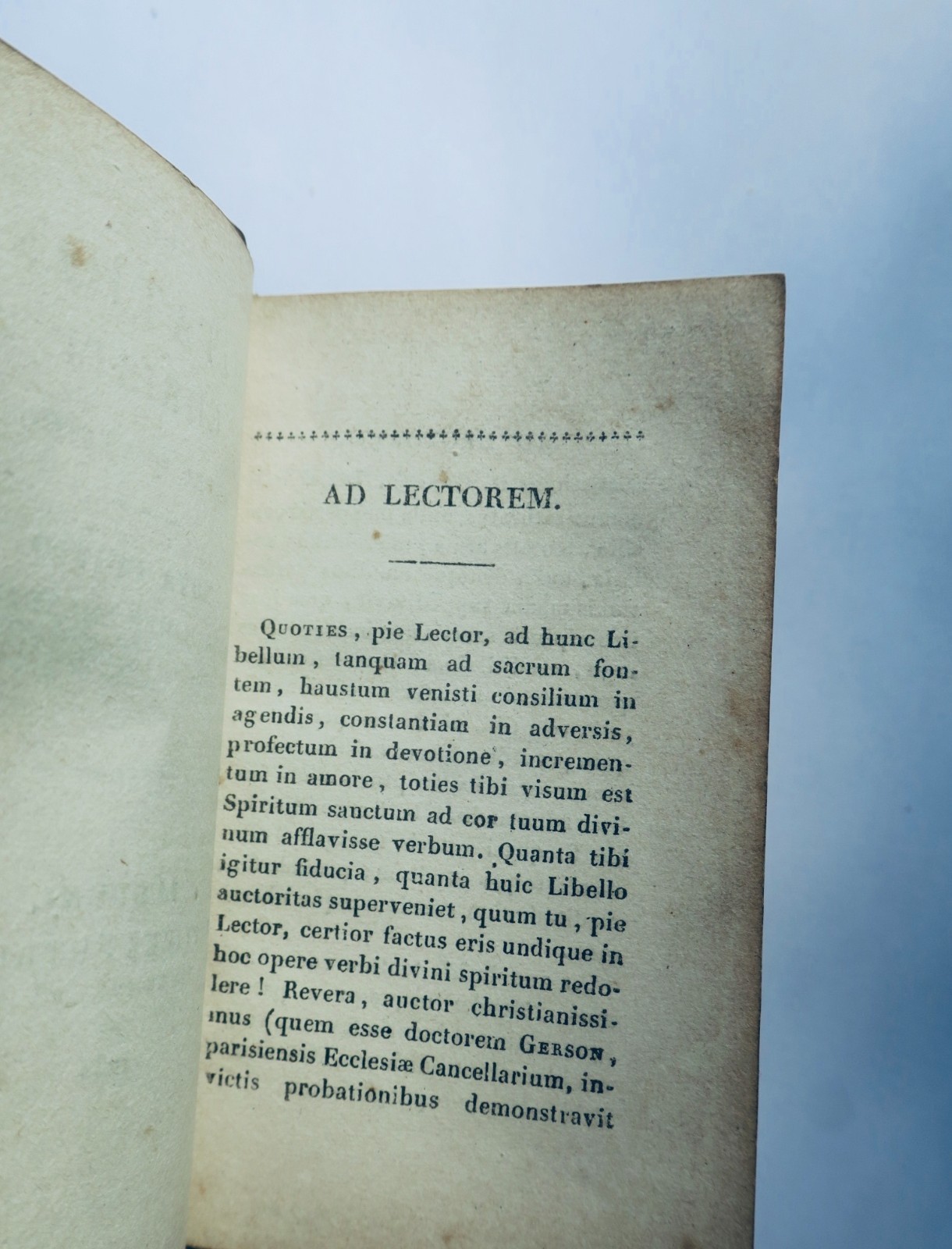 IMITATION OF CHRIST. Four Books, 1829, MINUSCULE