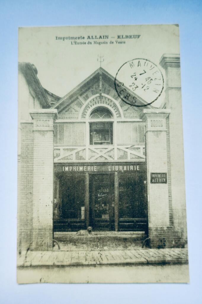 imprimerie allain Elbeuf 76 entrée