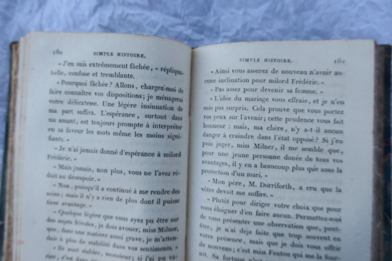 INCHBALD MISTRISS SIMPLE HISTOIRE 1826 – Image 5