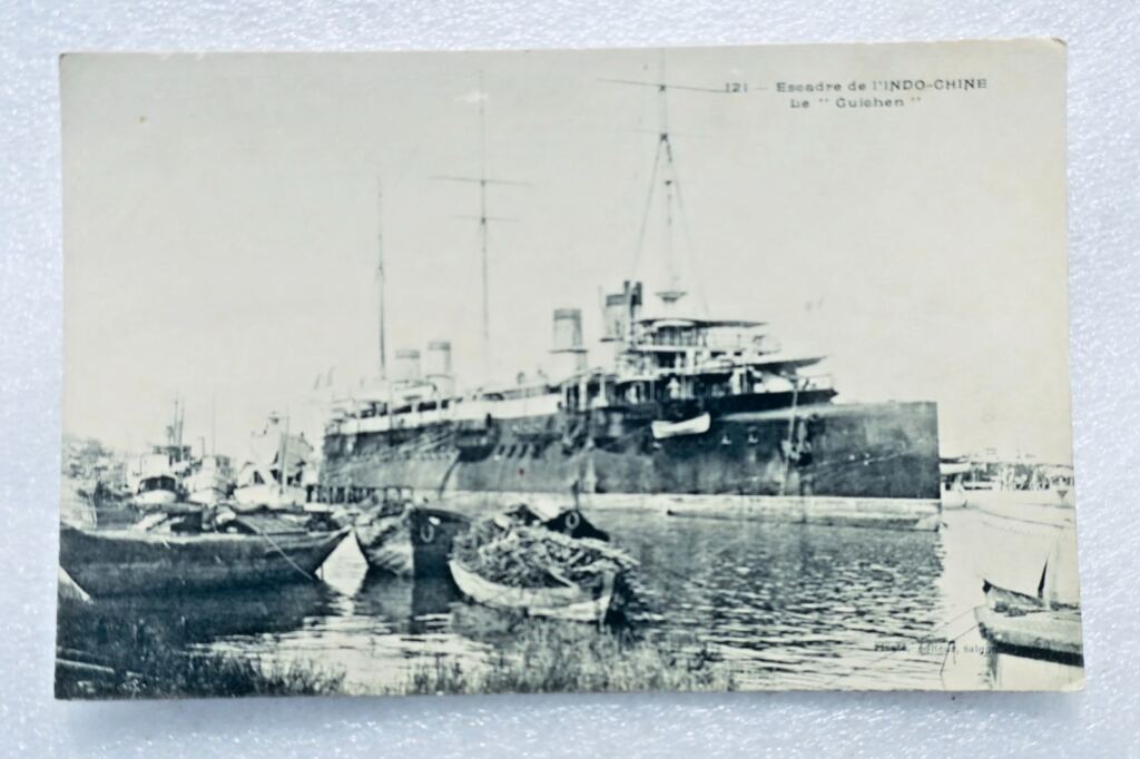 Indo Geschwader von Indochina Le Guichen + Le Bouvet 1914