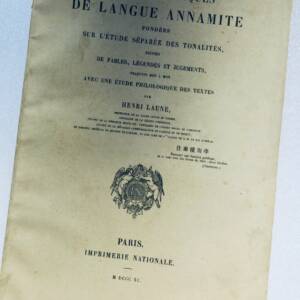 Indochina Practical Notions of Annamite Language 1890