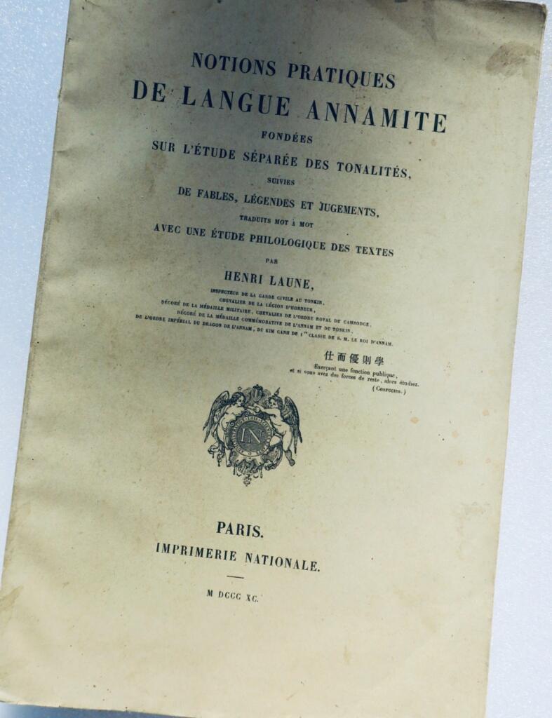 Indochina Practical Notions of Annamite Language 1890
