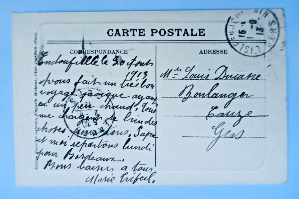 Isle-Jourdain 32 GERS Rue de la République 1913 Schaufenster
