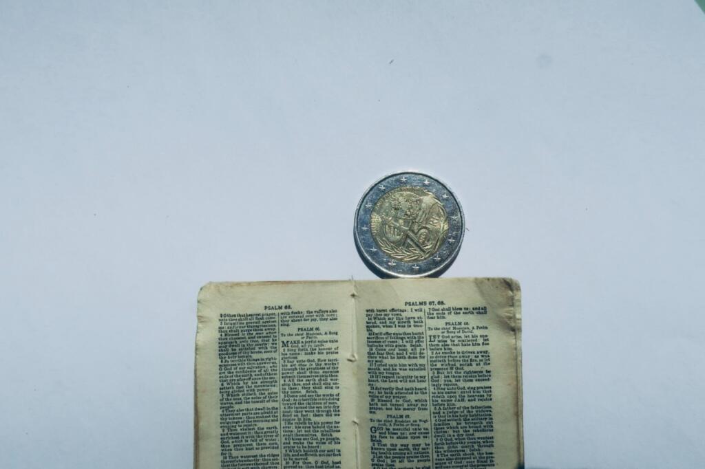 Jerusalem THE BOOK OF PSALMS minuscule 33 x 54 mm.
