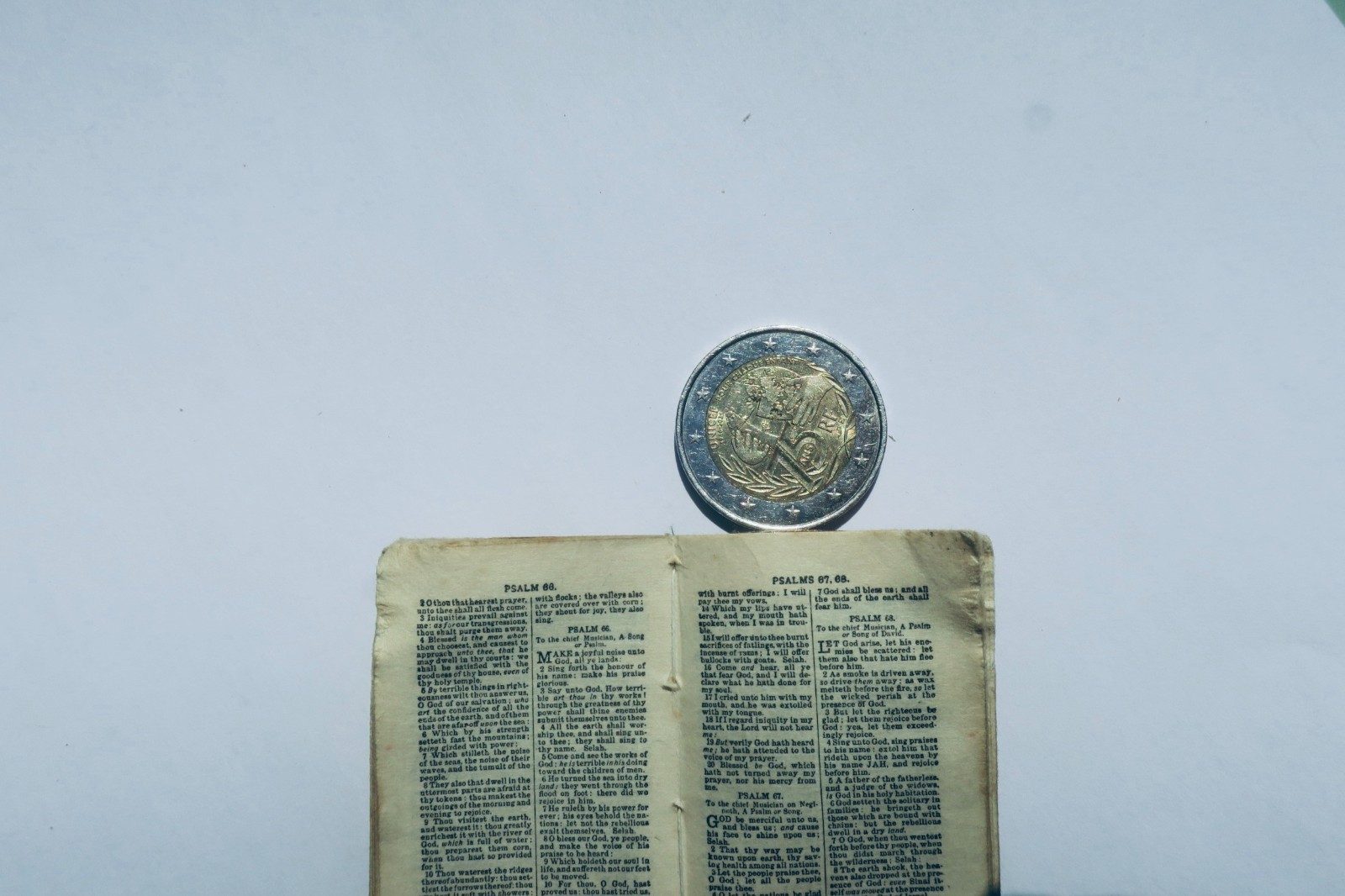 Jérusalem THE BOOK OF PSALMS minuscule 33 x 54 mm. – Image 3
