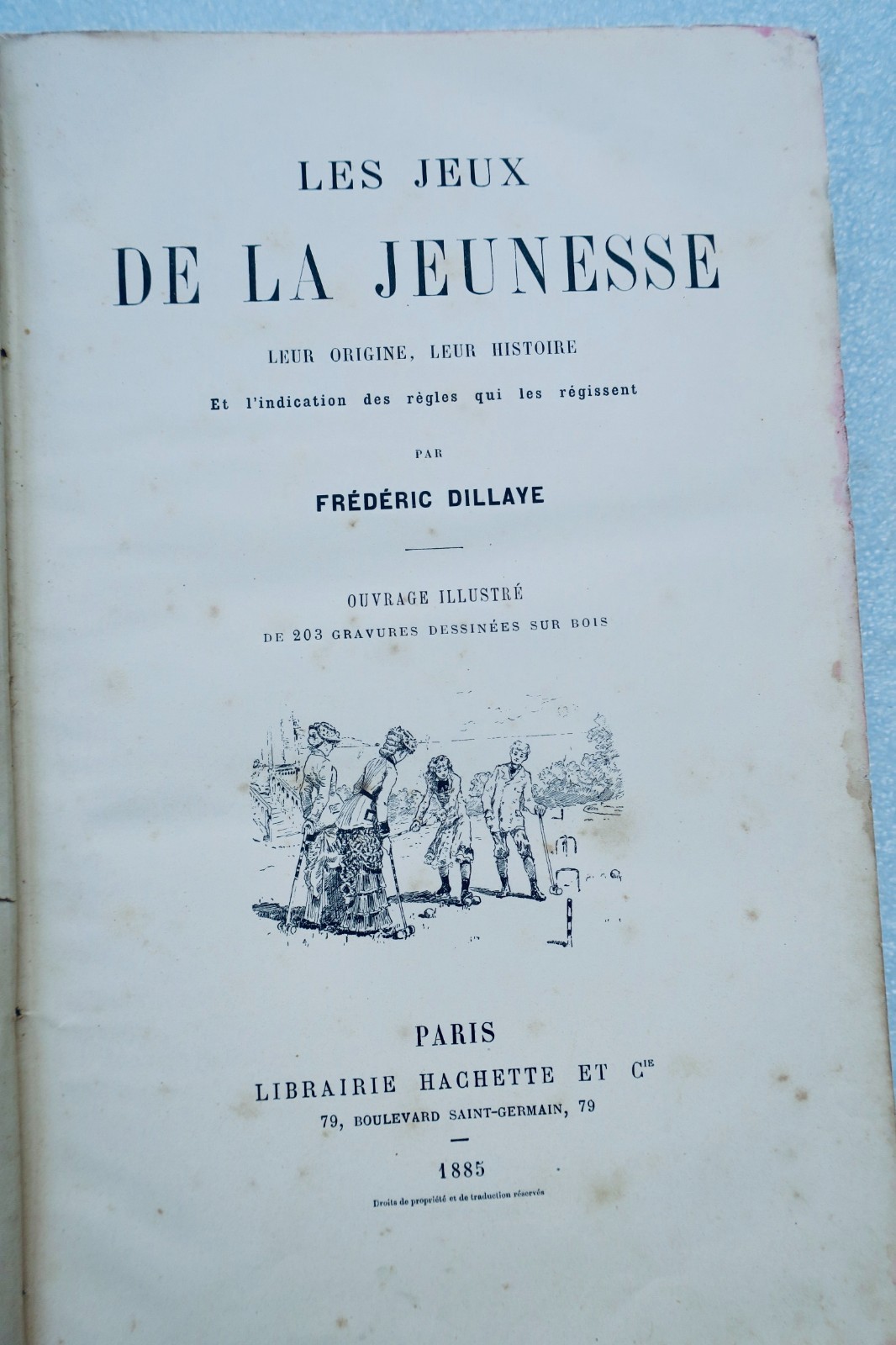 jeux de la jeunesse Leur origine leur histoire et l'indication des règles ..1885 – Image 4