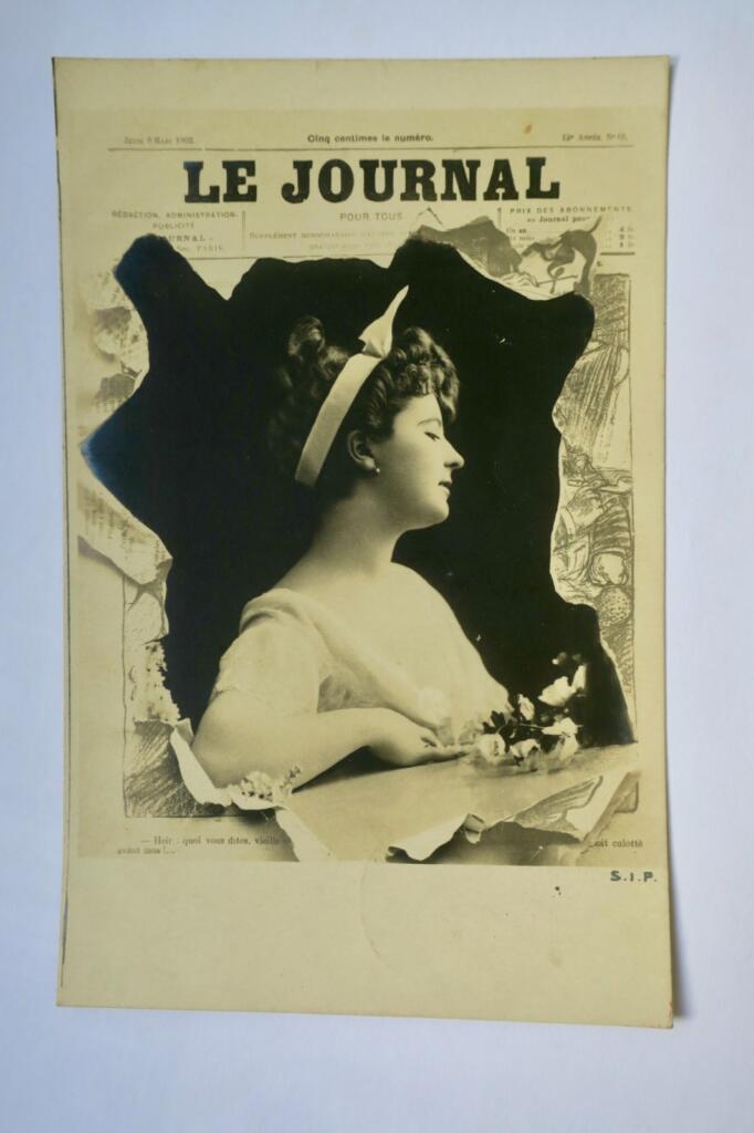 Journal LE JOURNAL affiche crevée