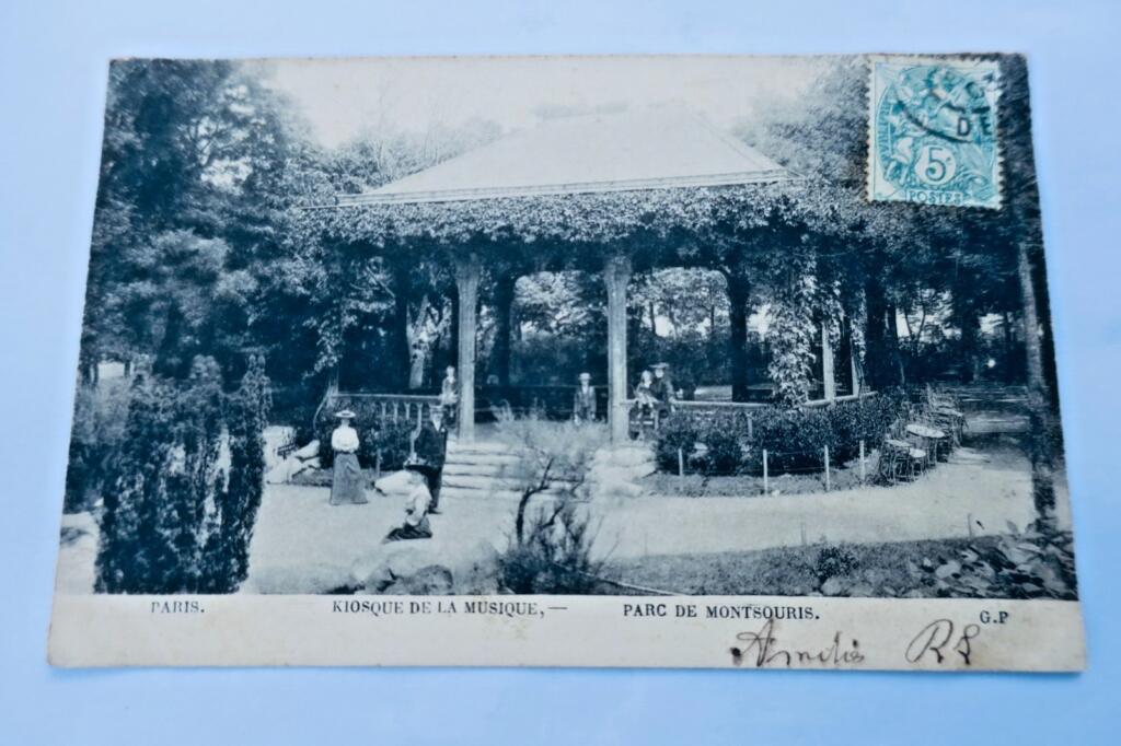 kiosque de la musique Montsouris PARIS 1903