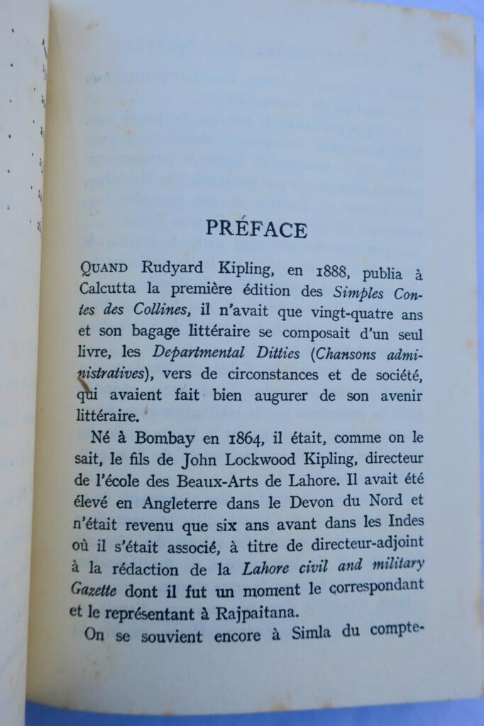 Rudyard Kipling Einfache Geschichten aus den Hügeln