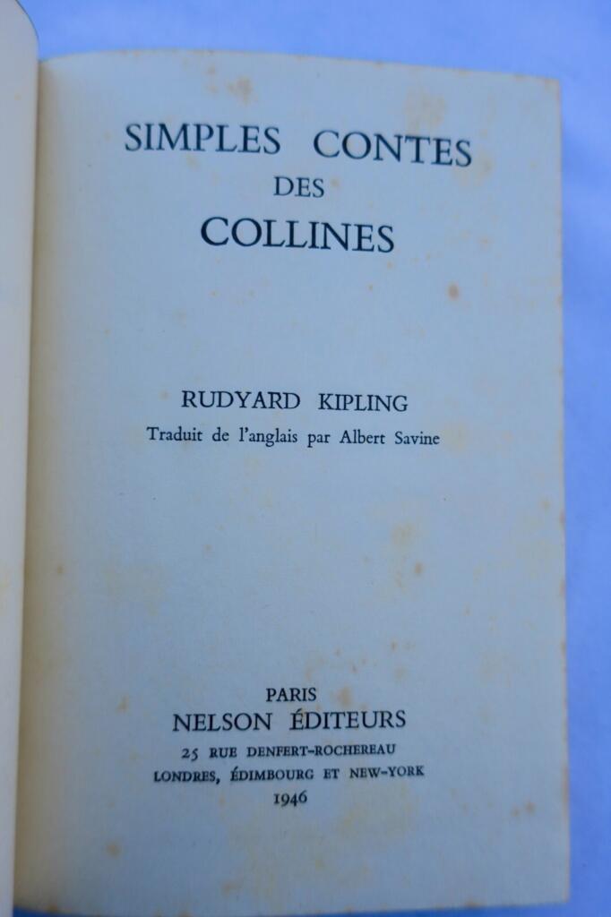 Rudyard Kipling Einfache Geschichten aus den Hügeln