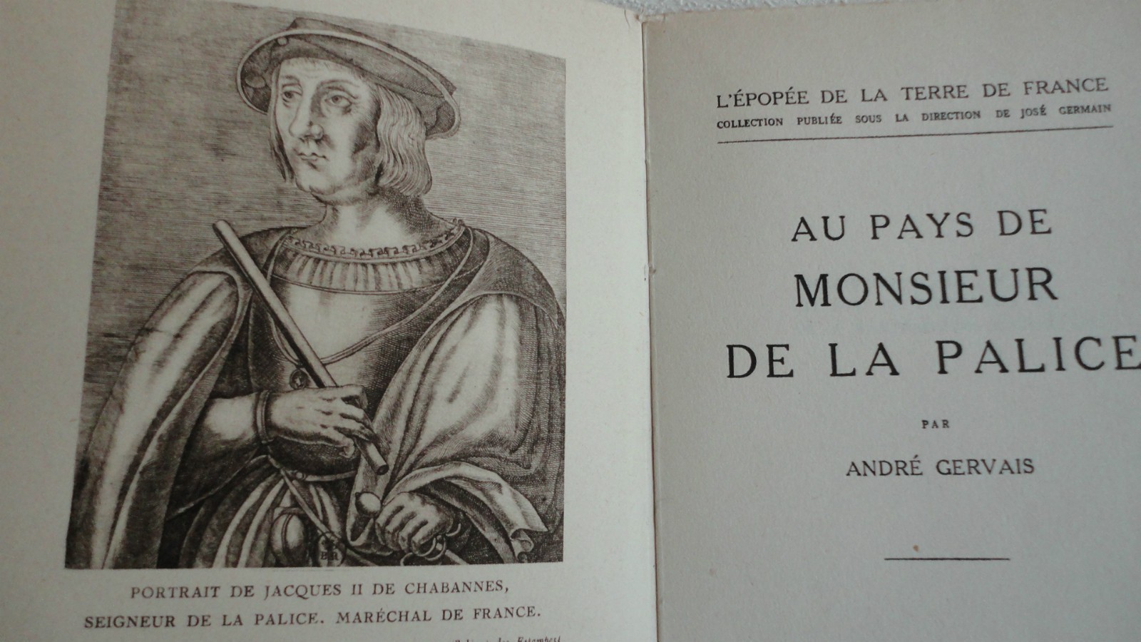 LA PALICE GERVAIS Au pays de Monsieur de La Palice +envoi - La Librairie Antique
