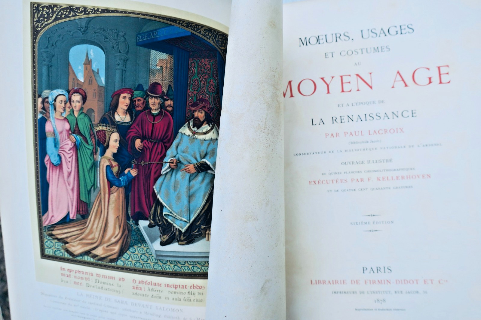 Lacroix: Sitten, Gebräuche und Trachten des Mittelalters und der Renaissance, 1878