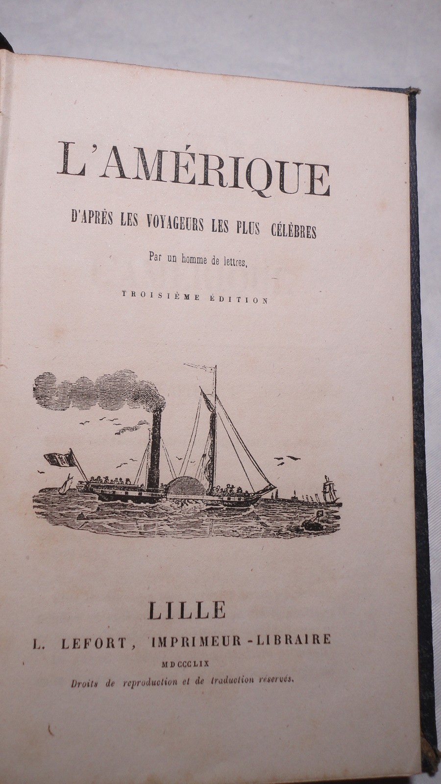 L'AMERIQUE D'APRES LES VOYAGEURS LES PLUS CELEBRES 1859 – Image 2