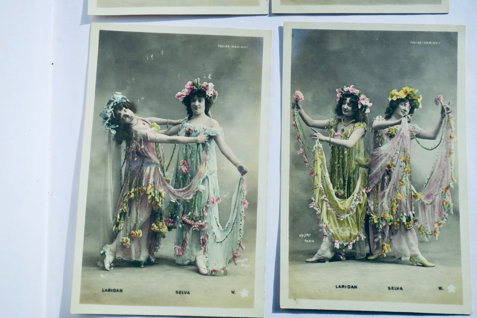 Laridan Selva 4 CPA danseuses BELLE EPOQUE – Image 4