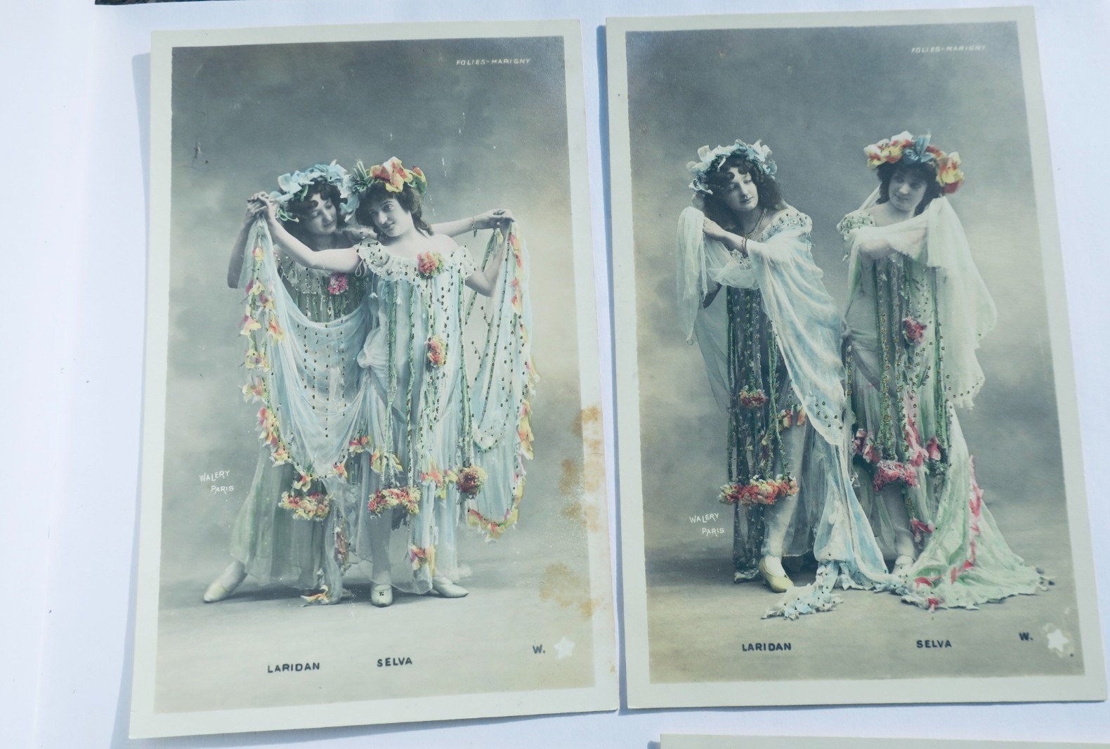 Laridan Selva 4 CPA danseuses BELLE EPOQUE – Image 3