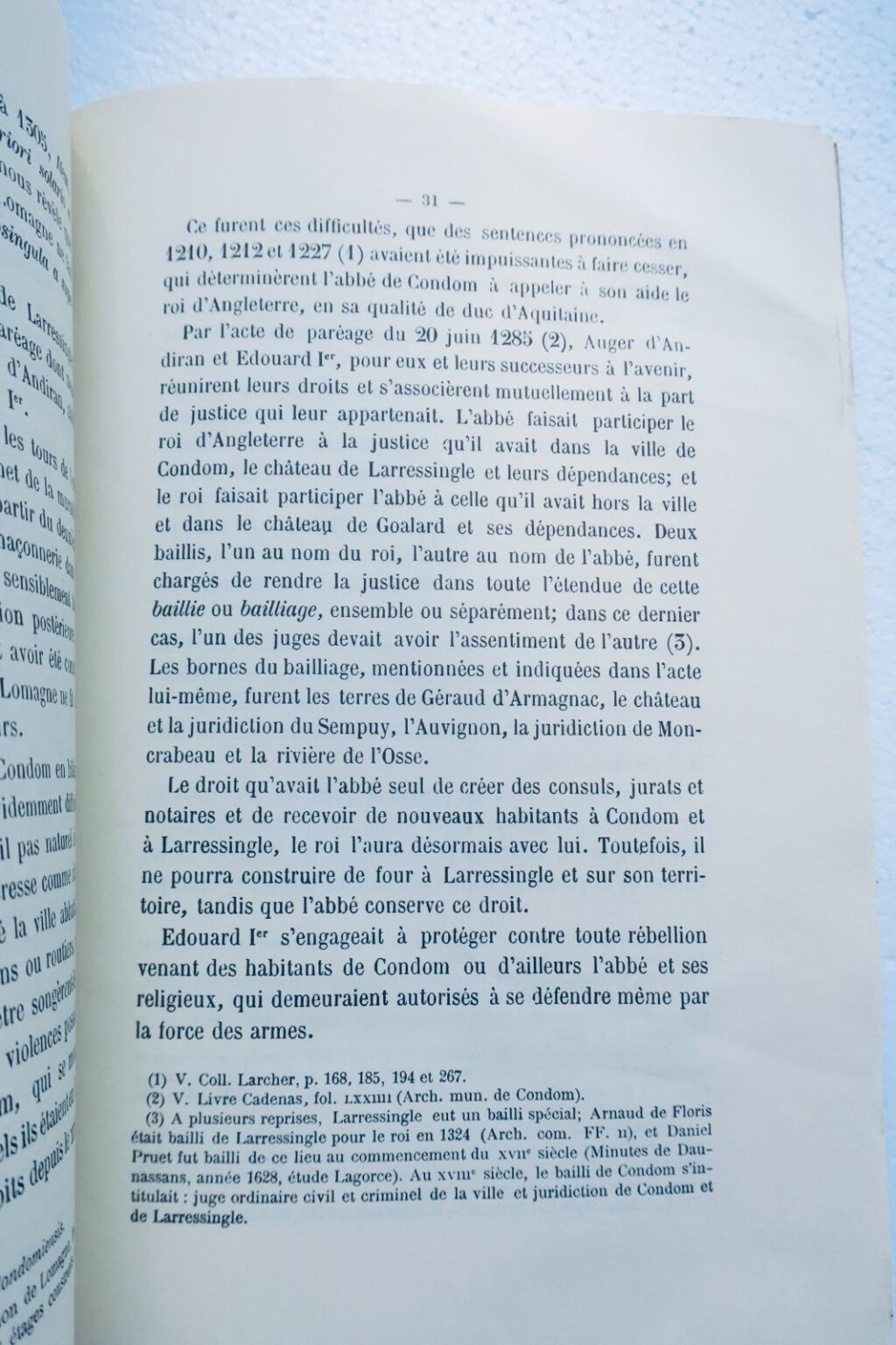 Larressingle en Condomois. 描述与历史