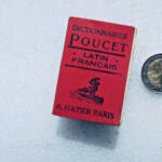 latin dictionnaire poucet LATIN-FRANCAIS 36 x 54 mm. miniature - La Librairie Antique