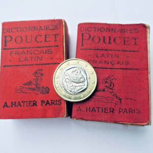 latin dictionnaire poucet LATIN-FRANCAIS FRANCAIS-LATIN 36 x 54 mm. miniature