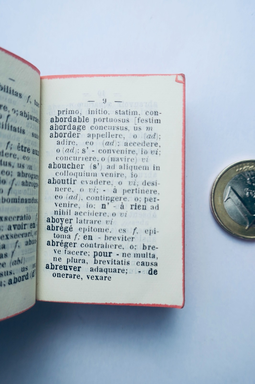 latin dictionnaire poucet LATIN-FRANCAIS FRANCAIS-LATIN 36 x 54 mm. miniature – Image 5