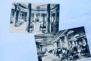 le havre le transatlantique FRANCE Rotonde et grand salon