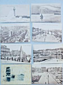 LE HAVRE X 8 cartes postales