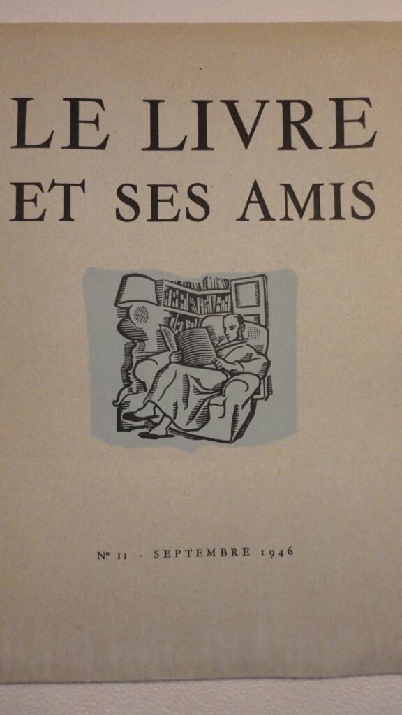 LE LIVRE ET SES AMIS septembre 1946 n°11