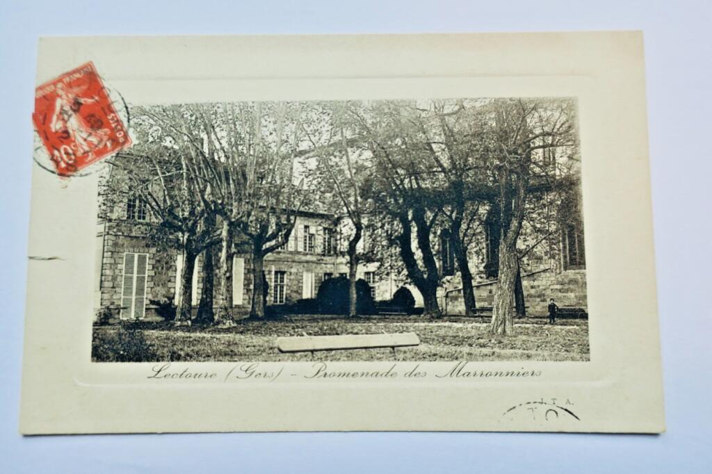 Lectoure promenade des marronniers 1912 Gers 32