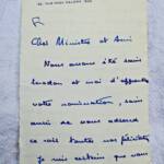 Lettre manuscrite autographe Michel Robida - La Librairie Antique