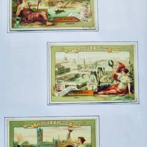LIEBIG FLEUVES D'EUROPE 6 Chromos
