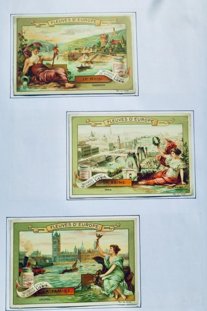 LIEBIG FLEUVES D'EUROPE 6 Chromos