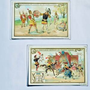 Liebig: Das Duell – 5 Chromos