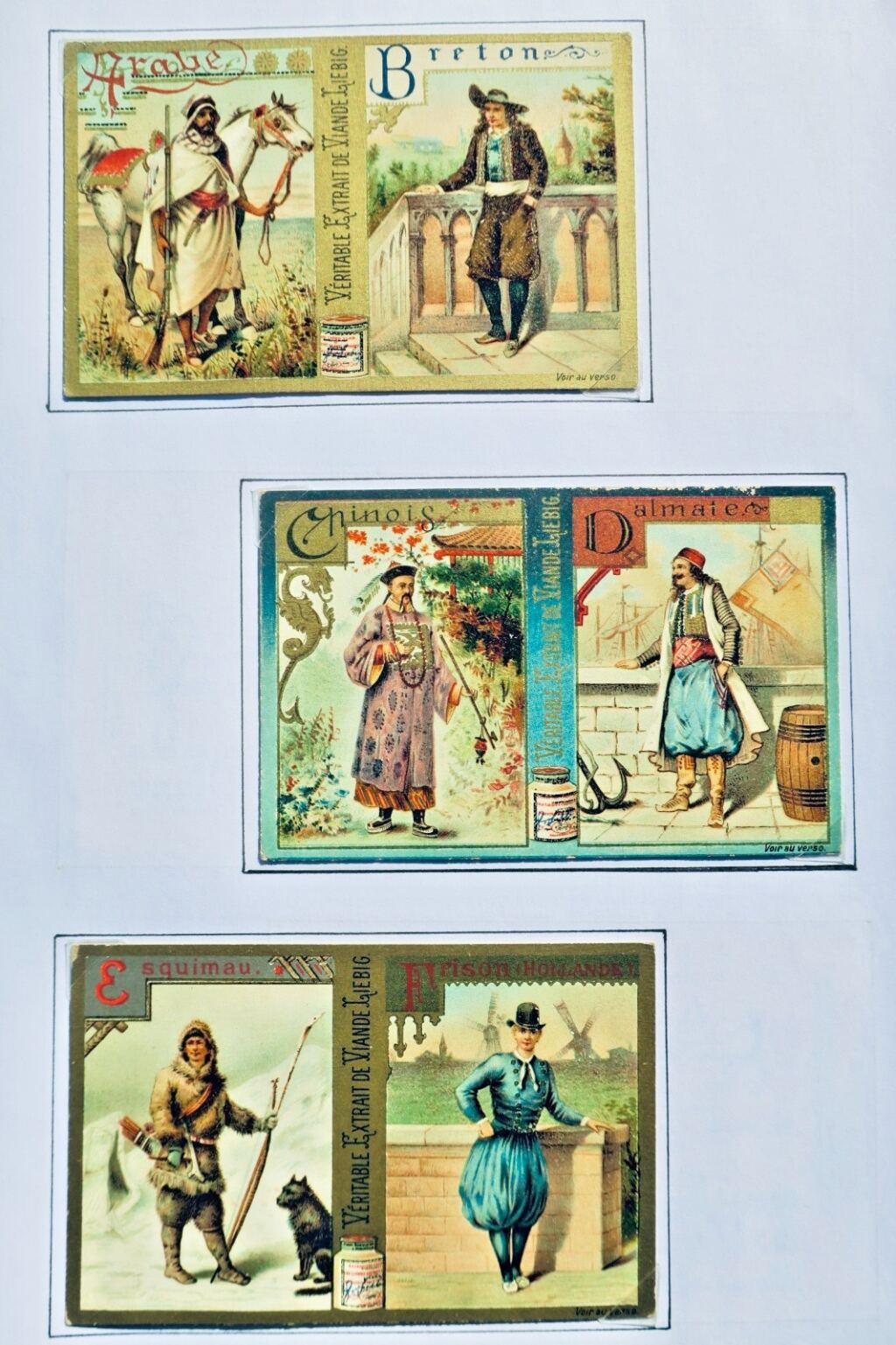 Liebig peuples du monde 6 Chromos