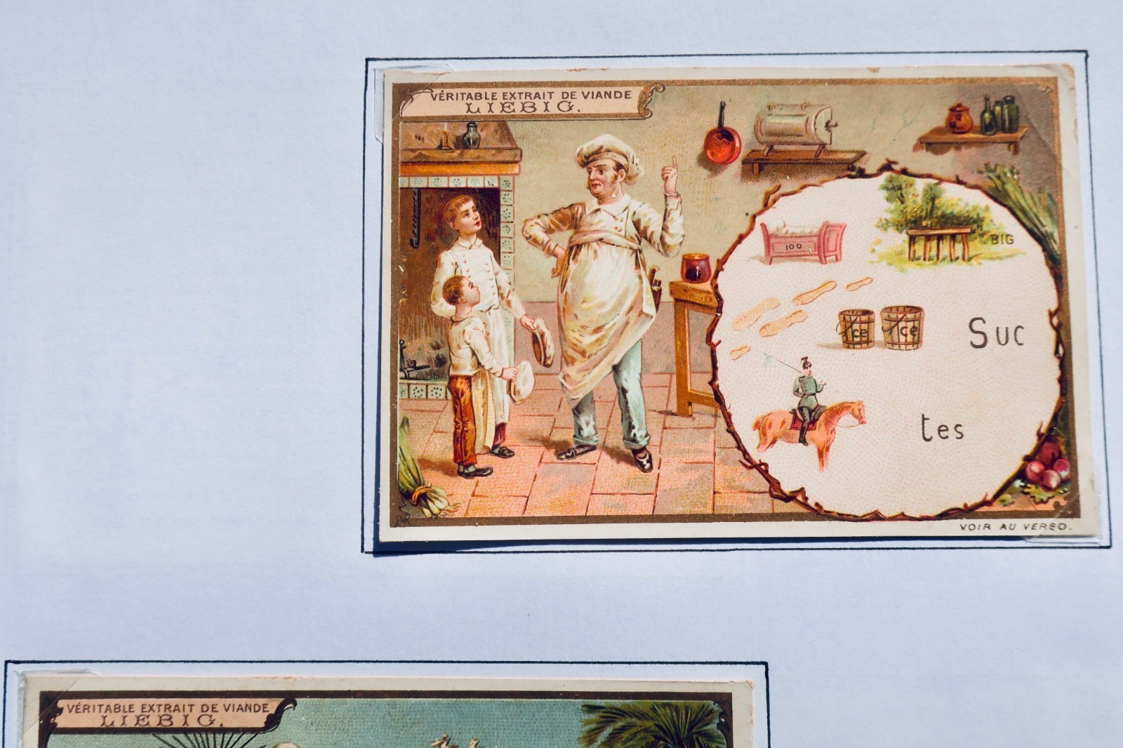 LIEBIG REBUS énigmes 6 chromos - La Librairie Antique