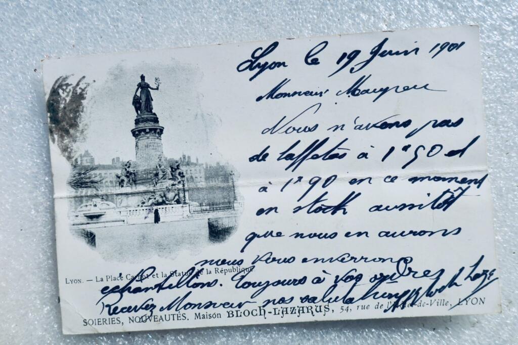 Lyon Place Carnot and the Statue of the Republic 1901 SOIERIES Maison Bloch