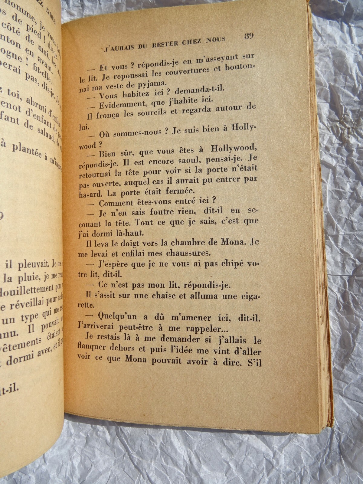 Mac Coy I should have stayed home Gallimard Blanche