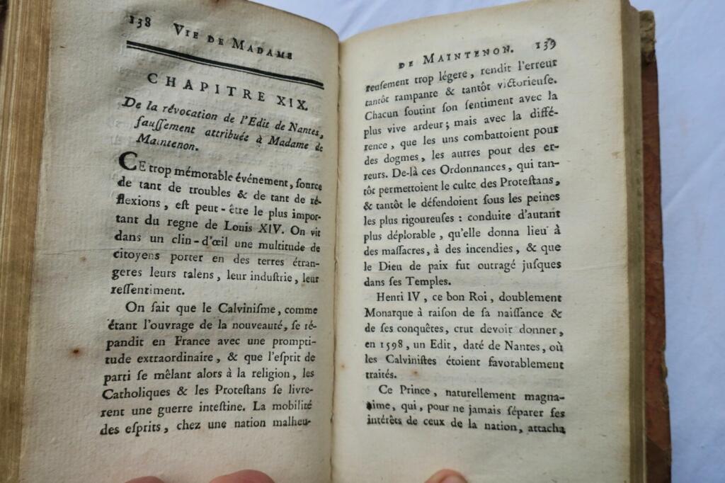 Maintenon la vie de madame de Maintenon 1807
