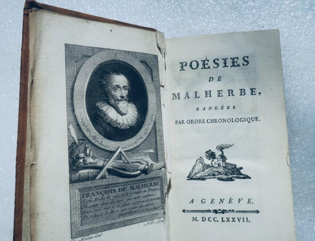 Malherbe CAZIN 1777 Poésies de Malherbe