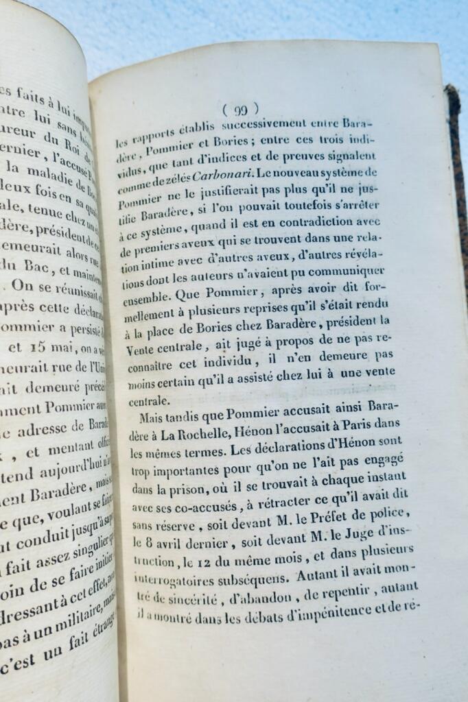 MARCHANGY PLAIDOIR DE M. DE MARCHANGY, AVOCAT-GENERAL 1822