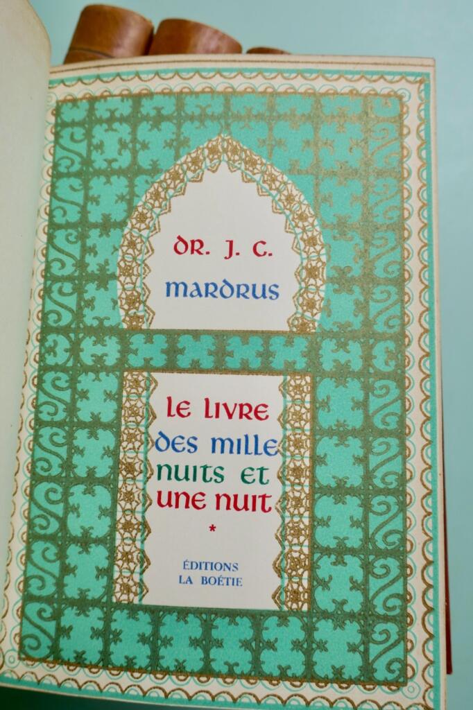 MARDRUS LE LIVRE DES MILLE NUITS ET UNE NUITS