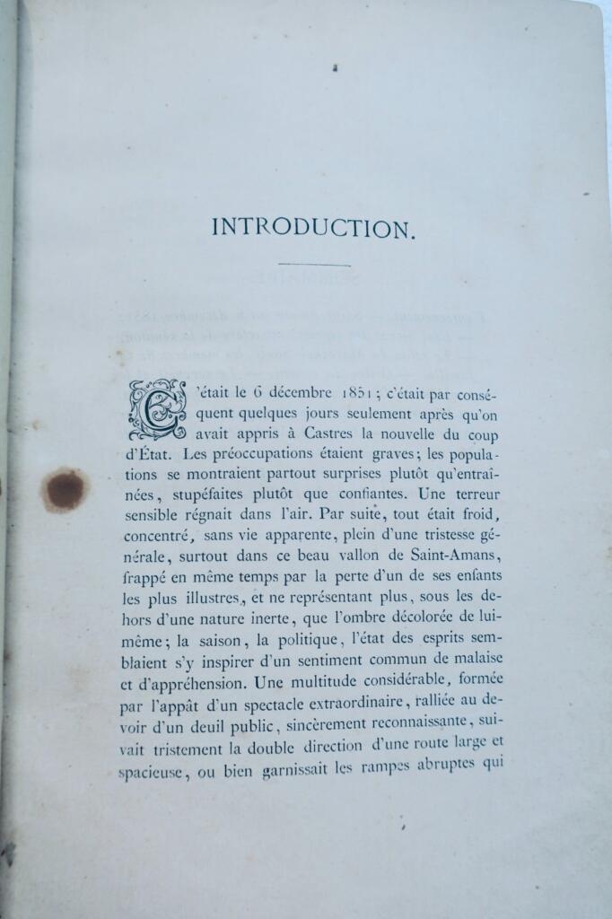 Maréchal Soult COMBES. HISTOIRE ANECDOTIQUE DE JEAN-DE-DIEU DE SOULT 1869