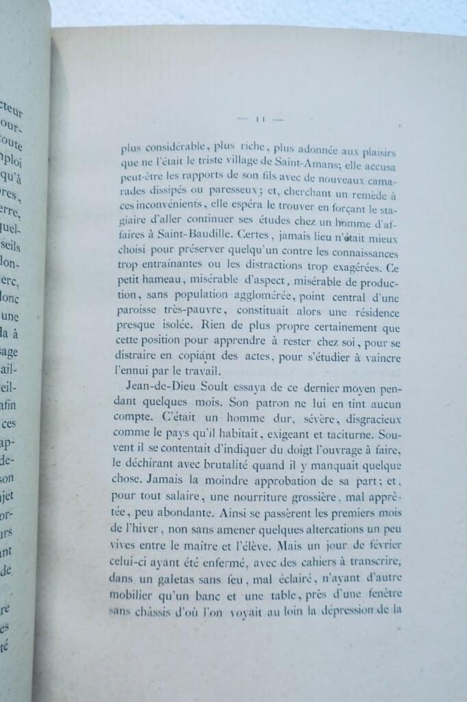 Maréchal Soult COMBES. HISTOIRE ANECDOTIQUE DE JEAN-DE-DIEU DE SOULT 1869